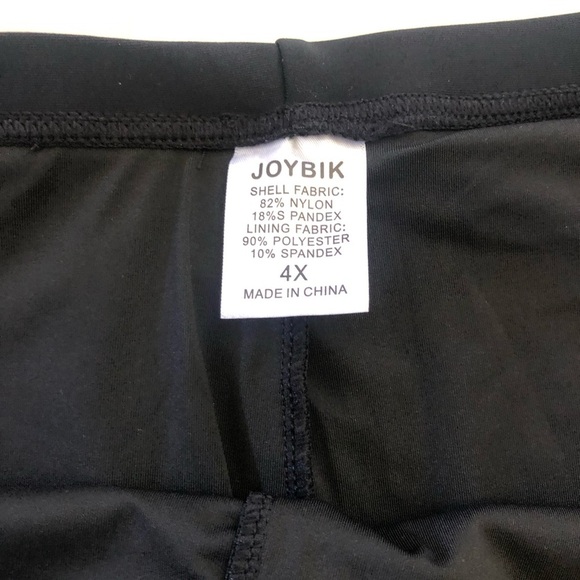 Joybik Blue Gradient Rashguard UPF50 With Black Swim Shorts Set Plus Size 3X/4X - Picture 10 of 16